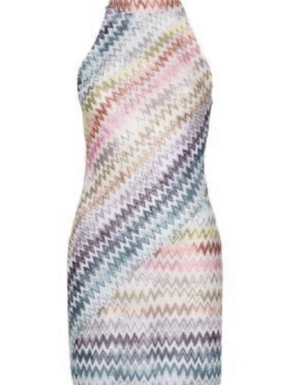 Missoni inspired zigzag mini dress